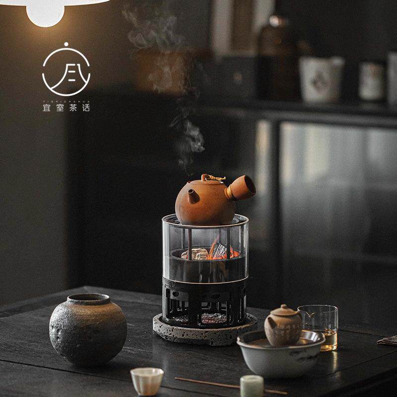 宜室茶话炉事可观围炉煮茶炉家用室内烧水碳炉烤炭炉火炉茶道配件