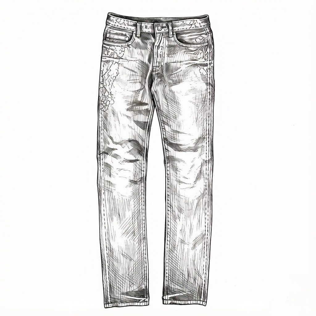 thumbnail for 【Dini】SS07 Spider Web Jeans