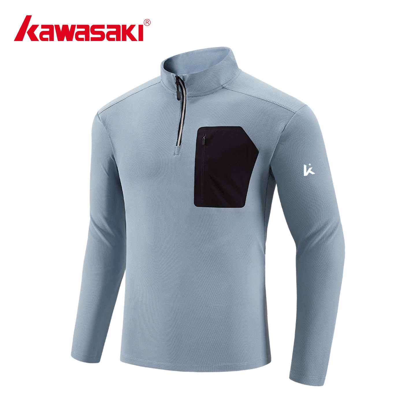 Kawasaki川崎教练服高尔夫户外跑步训练健身上衣运动长袖臂章卫衣,男装,T恤,淘宝优惠券,粉丝福利购,淘宝优惠卷