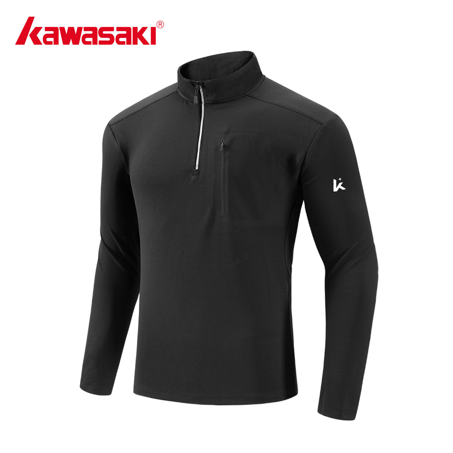 Kawasaki川崎教练服高尔夫服户外春季健身上衣男运动长袖臂章卫衣,男装,T恤,淘宝优惠券,粉丝福利购,淘宝优惠卷
