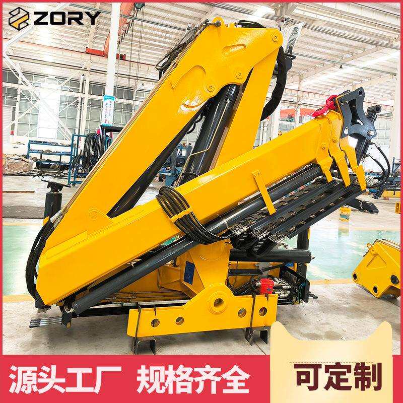小型液压6.3吨折臂随车吊移动式卡车起重机工程吊车货车随车吊