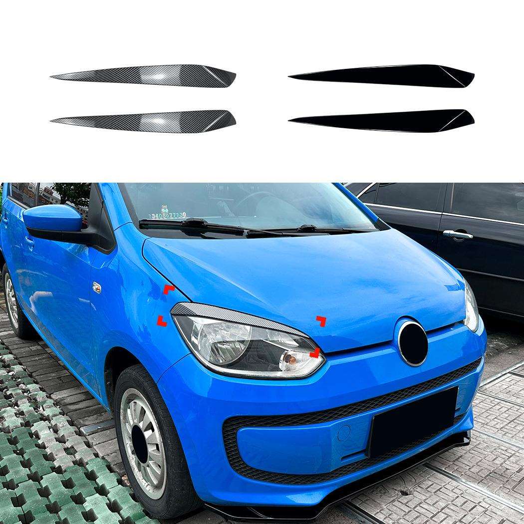 适用大众VW UP 2011-2015前大灯灯眉车贴外饰跨境改装