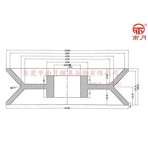 厂家供应V型φ100x29mm导轮 不锈钢组合轮 过线导轮