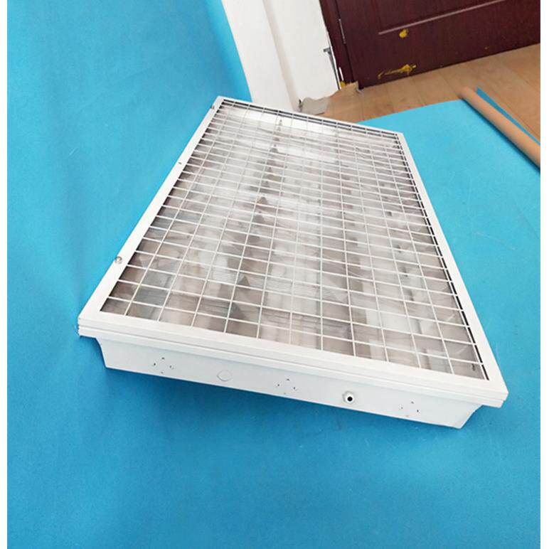 LED防爆格栅灯600*1200 资料室档案室嵌入式T8三管防爆格栅灯盘