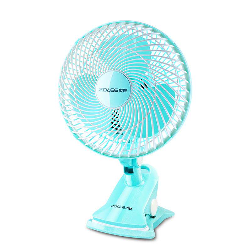中联ZL12-180摇头调速夹扇学生扇台式电风扇迷你便携壁扇办公台扇