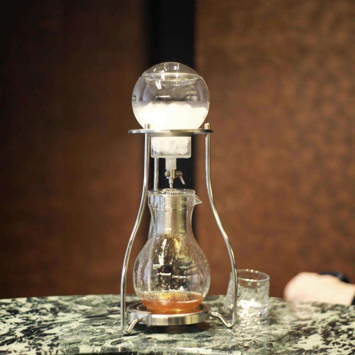 新款S型不锈钢冰滴式咖啡壶 玻璃冷萃茶壶 滴漏萃取壶 冰滴冷萃茶