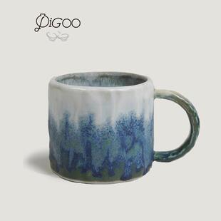 兴安岭之夜｜马克杯 PiGoo手作瓷器景德镇窑变家用陶瓷杯子办公室