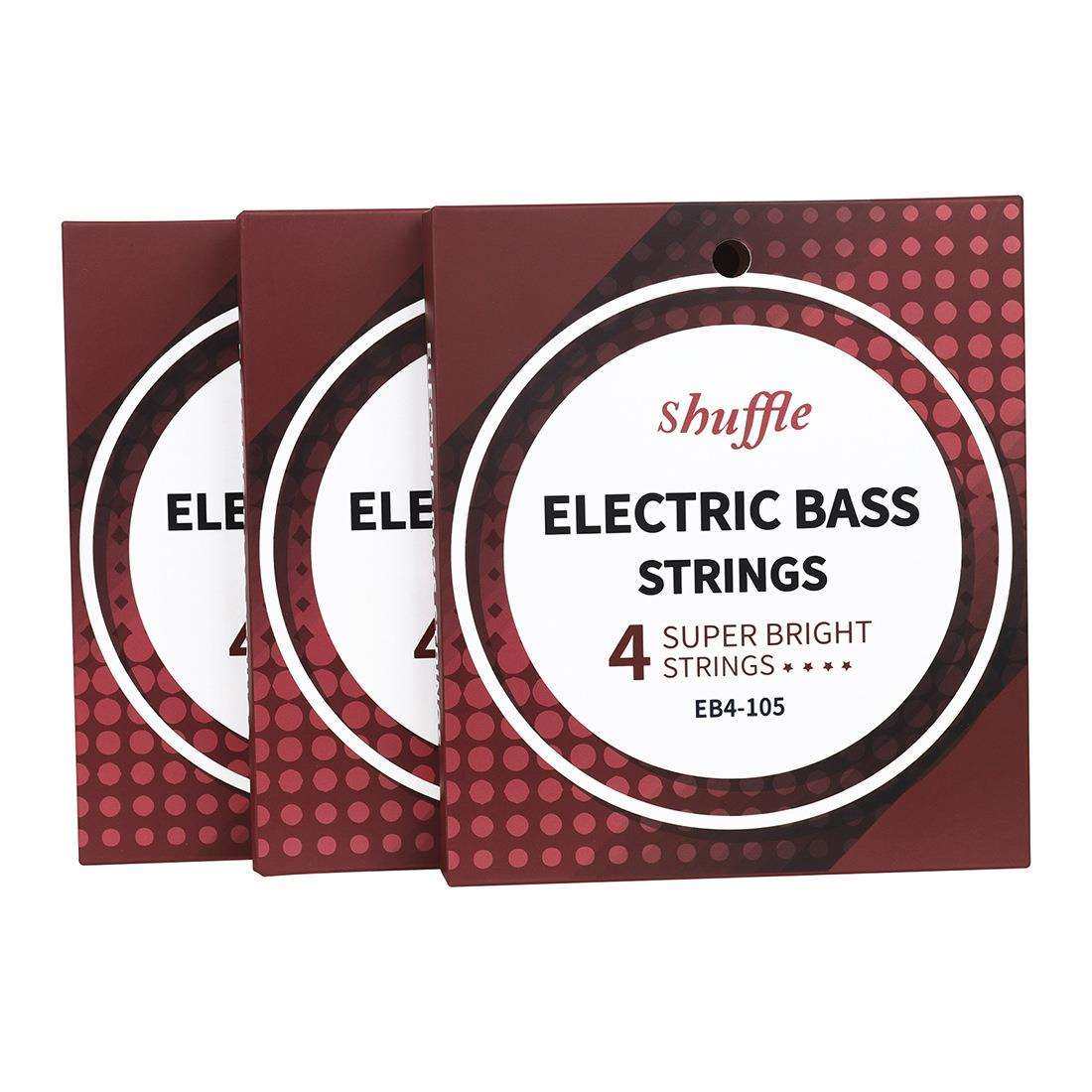 防锈贝司弦覆膜电贝司琴弦木贝斯套弦Shuffle电贝斯琴弦配件