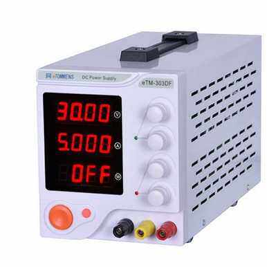 同门eTM-305DF可调直流四位数显稳压电源0-30V0-5A抗干扰线性电源