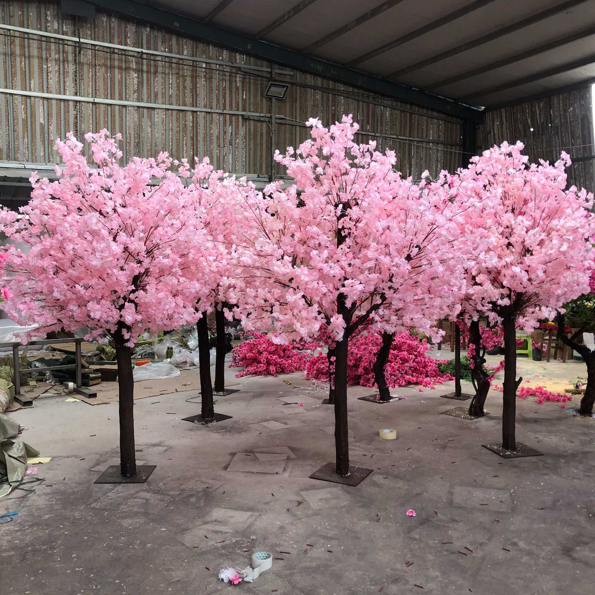 装饰仿真树缨花树桃花树活动场地商场酒店过年装饰品布置高仿真