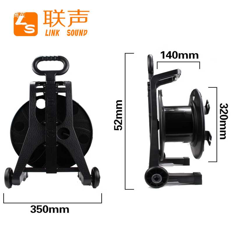 音频信号传输线缆车视频信号线缆盘车手提型绕线盘车塑料线盘车