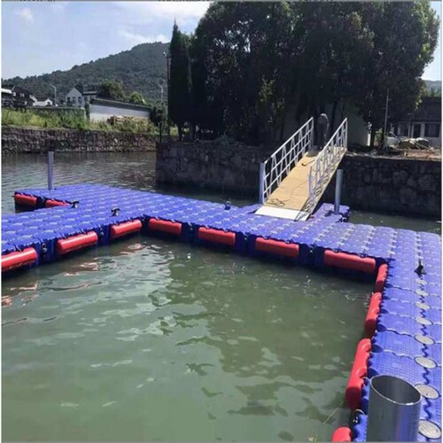 路亚钓 海钓钓台 浮桥码头 塑料浮筒稳固 厂家现货供应浮台