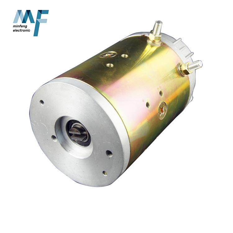 24V 2KW 4.5英寸114mm 渣土车自卸车电机 液压油泵马达 动力单元