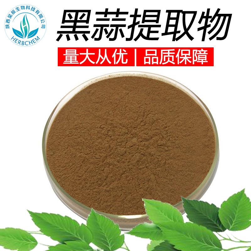 黑蒜提取物 30:1厂家现货发酵大蒜提取物 黑蒜萃取原料 黑蒜粉