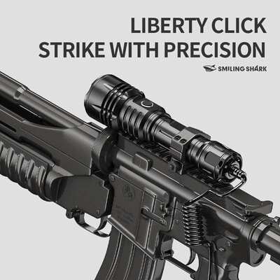 Rechargeable long-range laser outdoor strong light flashligh