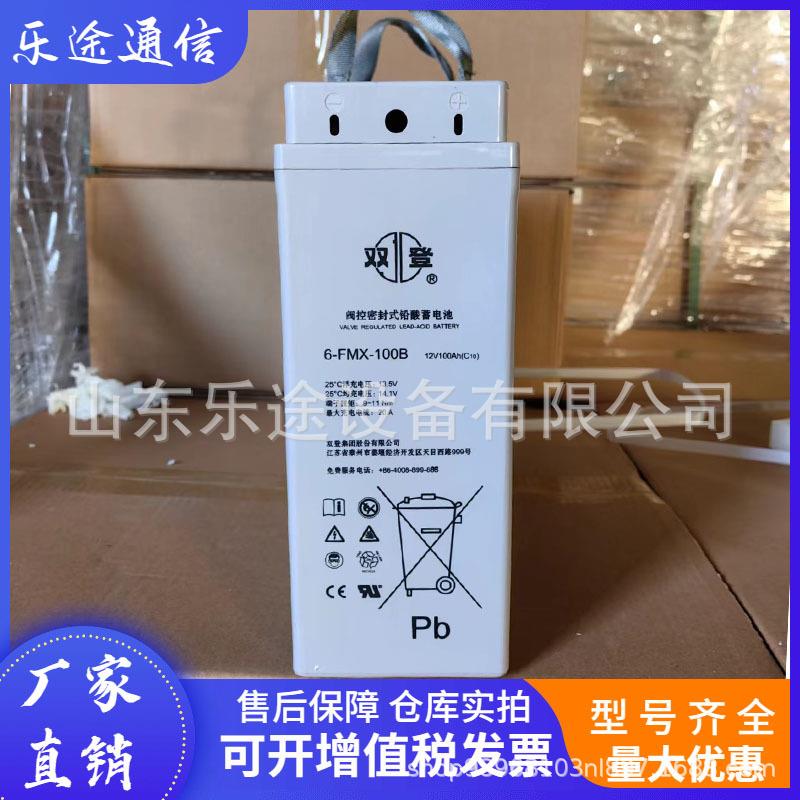 双登6-FMX-100B 免维护铅酸蓄电池12V100Ah通信电源储能蓄电池