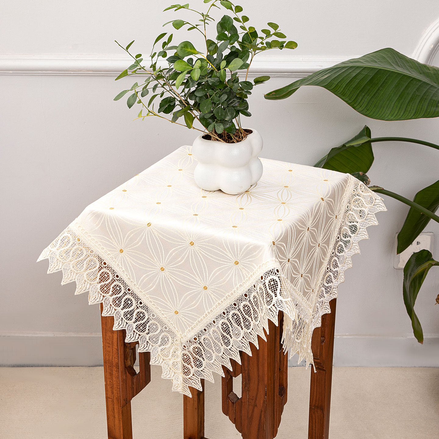 花架床头柜花样格纹系置物架盖布