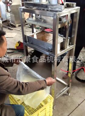 鱼豆切带块机 腐千叶豆腐切片机 输送式切割机 无废料切割HSR光滑