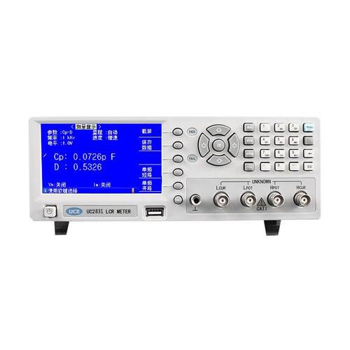 原装常州优策UC2831A高精度10KHz LCR数字电桥电感电容电阻测量