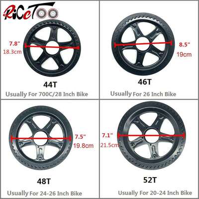 八方中置电机套件牙盘BBS01B/02B用于250-750w中置电机