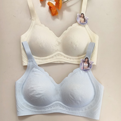 香蜜闺秀26112014女士中厚杯聚拢无钢圈亲肤棉质里料调整文胸