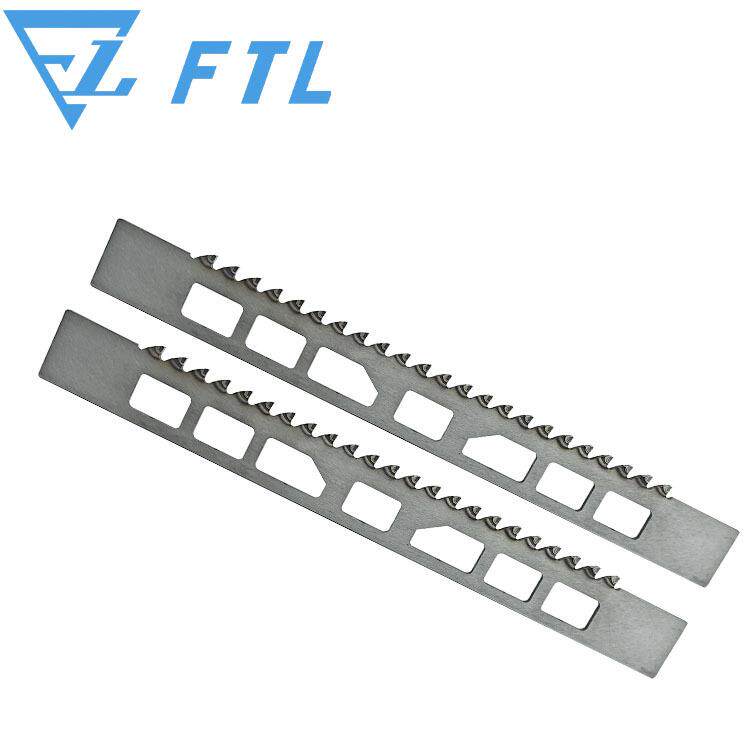 FTL厂家供应硬质合金司太立锯条大量库存边条有散热孔机用锯条