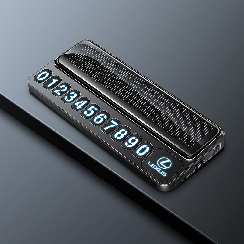 适用雷克萨斯临时挪车号码停车牌ES200h RX300 NX350h UX内饰用品