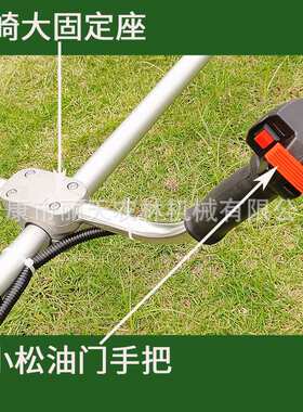 40F-5/BG430电启动二冲程背负式割草机侧挂式割灌机锄草机打草机