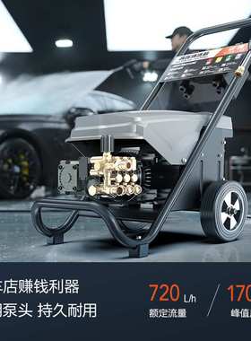 绿田LT-L19MC 380V4500W雄狮绿霸商用清洗机大功率刷车工业洗车机