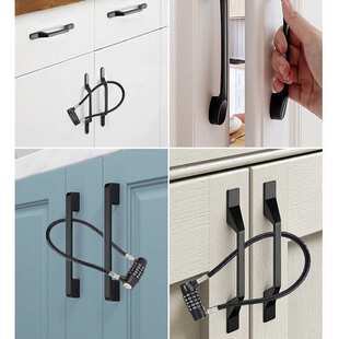 【源头工厂】钢丝密码挂锁双开门柜子车篮头柜锁花园门锁头A05-60