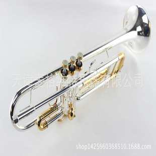 初学西洋吹奏小号乐器降B三音小号乐器铜管镀银小号