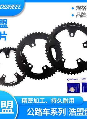 prowheel浩盟公路车盘片BCD110 130MM 53T50T39T34T齿盘片修补片