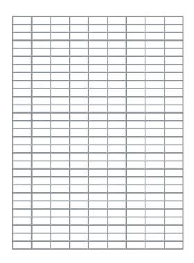 3X7CM白色网格超市商品挂网收纳整理展示