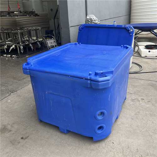 保温箱户外双层水产浸泡桶干冰周转保鲜滚塑一次成型660L异形