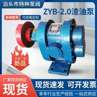 ZYB型铸铁渣油泵外润滑铸铁齿轮油泵低压可调式 不锈钢渣油泵现货