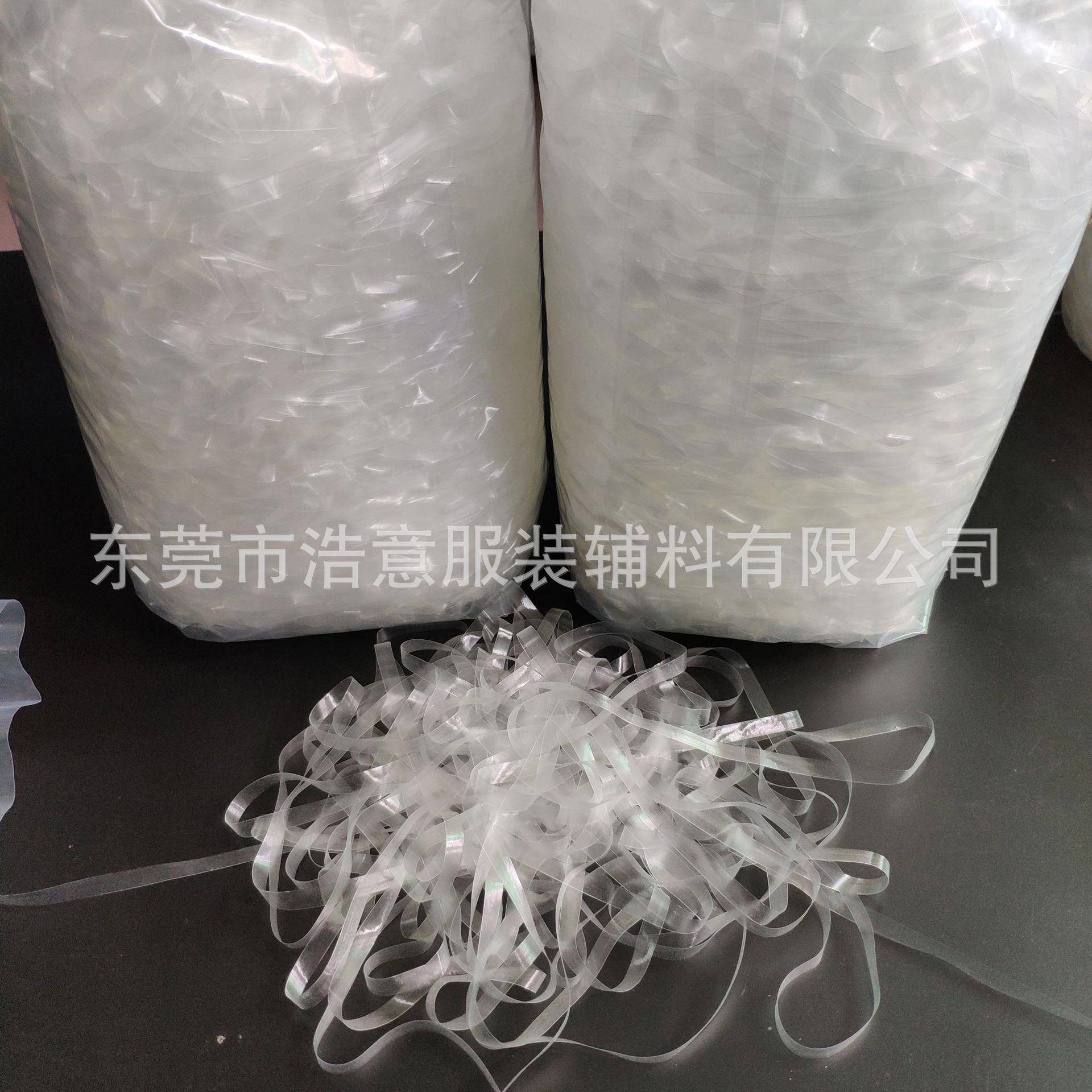 供应磨砂TPU透明肩带|透明弹力带|透明包边条颗粒分布均匀