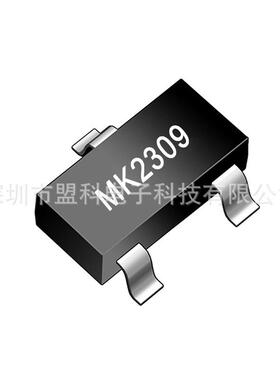 MKSI2309丝印MS09SOT-23P沟道-2A-60V贴片MOS管场效应管