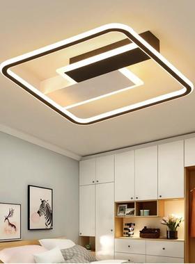 客厅灯黑白款现代简约吸顶灯大气个性时尚创意卧室灯灯具灯