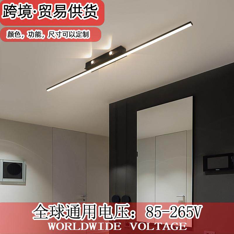 餐厅吸顶灯创意现代墙面过道天花灯简约客厅吊灯轻奢极简吸顶灯
