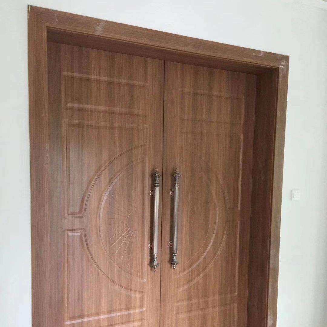 专业直销实木复合烤漆对开木门pvc免漆生态浮雕门强化门碳晶门