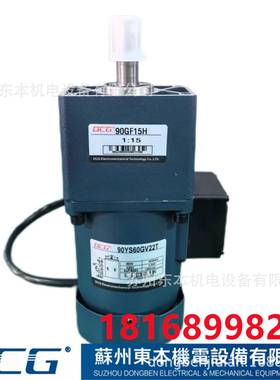 DCG东本机电/90YS40GV220+直角减速箱/90框40WGV220微型减速电机