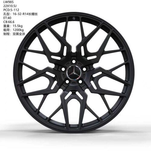 万吨锻造轮毂改装16-24寸铝合金6061-T6适用于全车型专用齐平数据