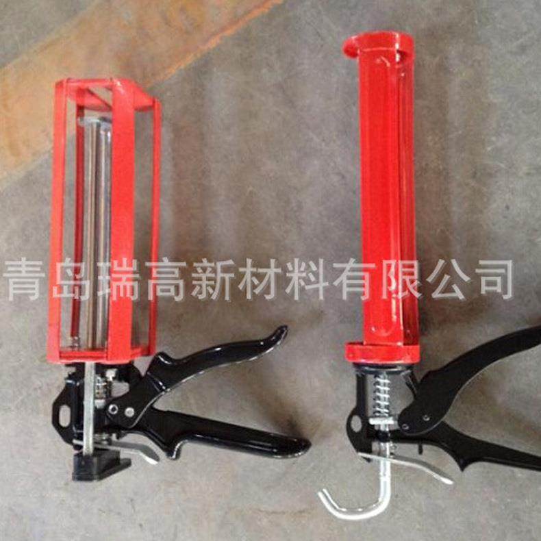 双组份AB铁枪压胶枪打胶枪青岛380ML结构胶枪手动结构较枪