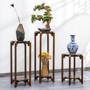 竹制花架子落地式 花几 置物架室内花盆架客厅花台阳台绿萝吊兰中式
