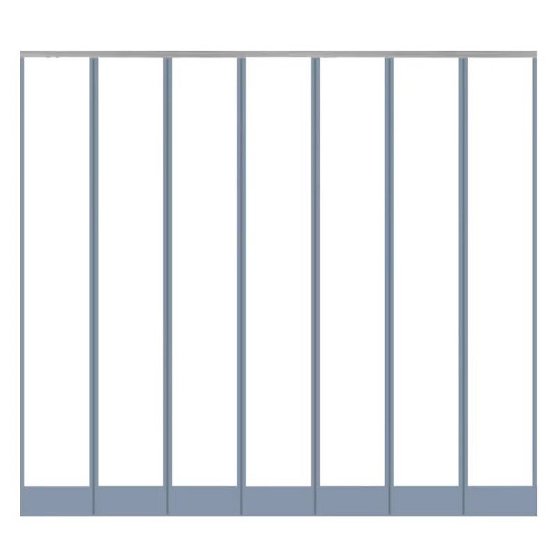 磁吸门帘空调挡风透明家用隔断帘商用隔热磁铁自吸塑料pvc软门帘