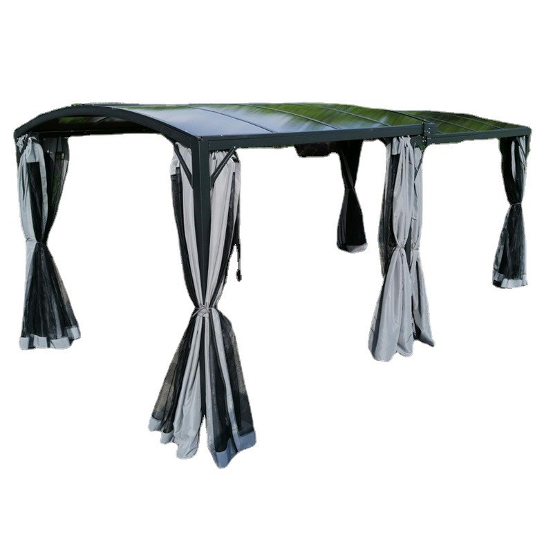 户外停车棚伸缩防雨移动车棚家用庭院铝合金汽车雨篷阳光板遮阳棚