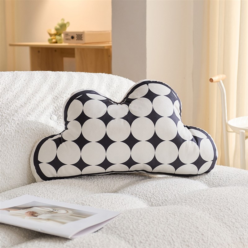 法式轻奢云朵抱枕客厅沙发靠背垫含芯异形家用卧室飘窗床头靠枕套