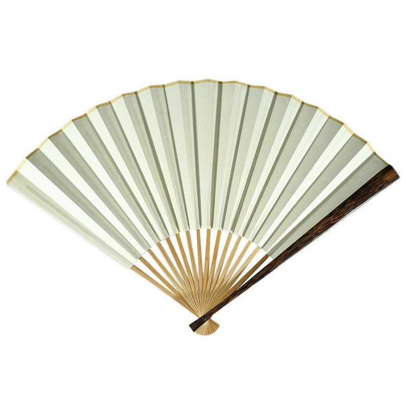 老艺人手工定制扇桃丝棕竹金丝竹折扇子7寸8寸95寸挑灯方