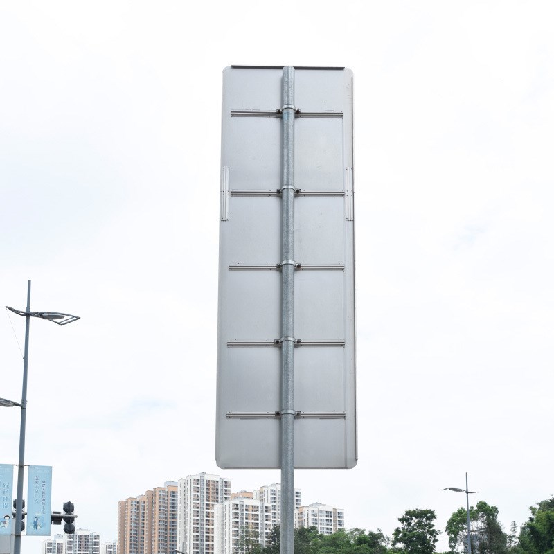 道路标牌指路牌定制单柱式标牌马路交通指示牌铝制人行道立牌定制