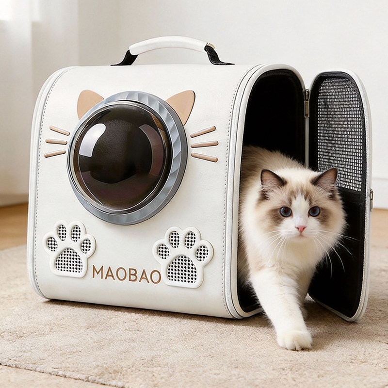 猫包太空舱双肩包大容量宠物背包书包便携外出猫咪狗狗防应激猫笼